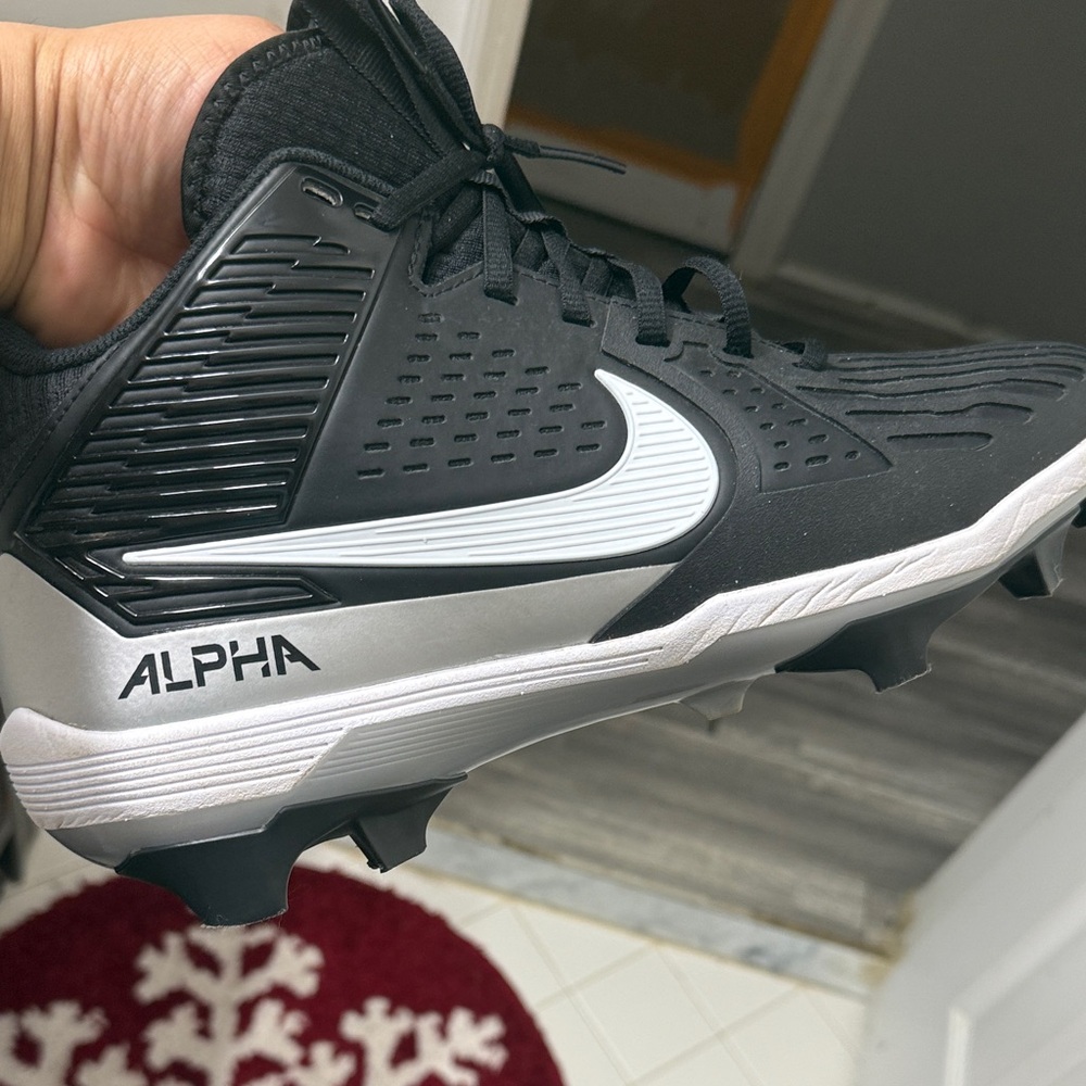 Nike Alpha Black and Gray Cleats